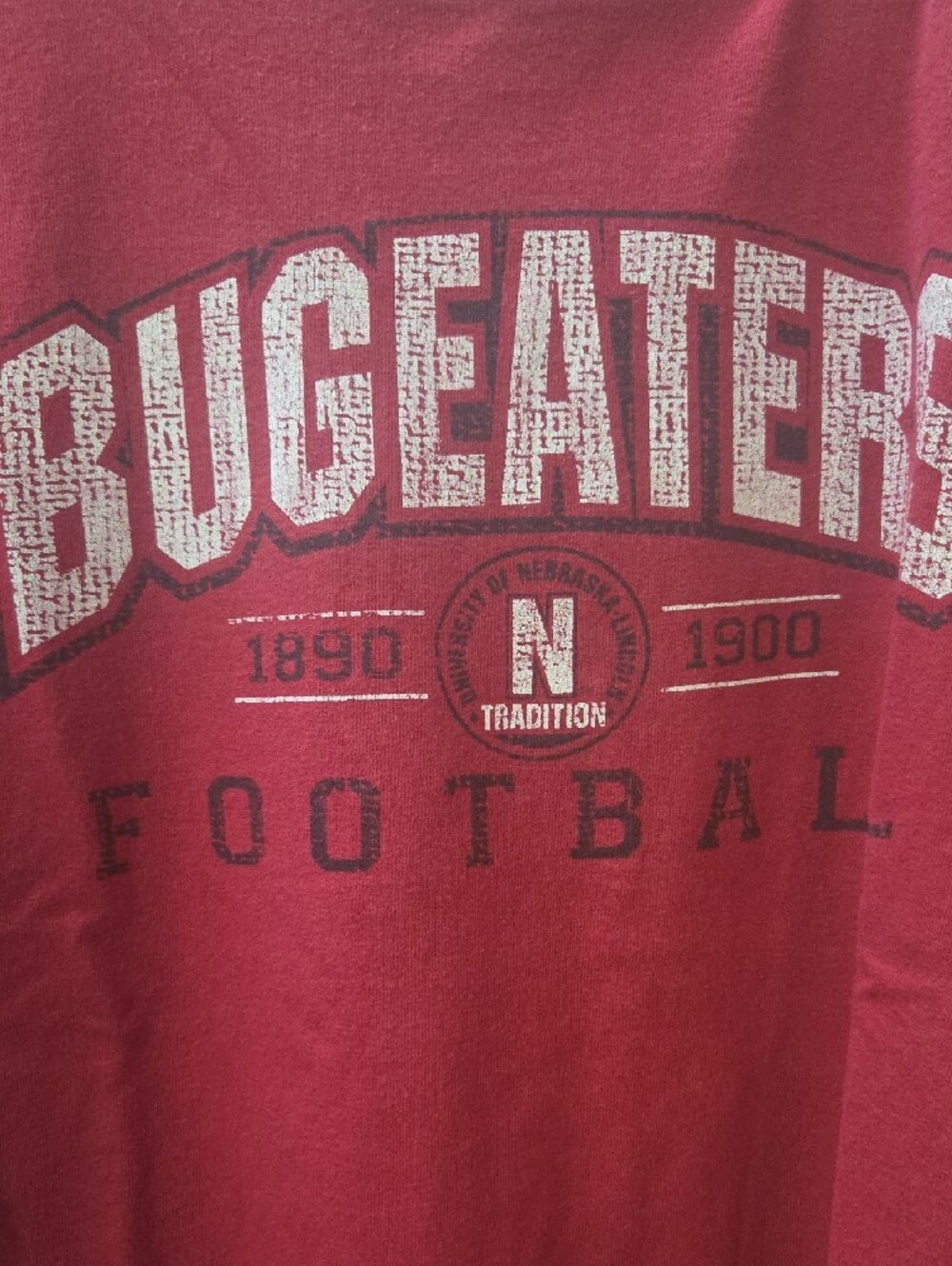 Gildan Maroon Bugeaters Football Tee - Picture 3 of 5